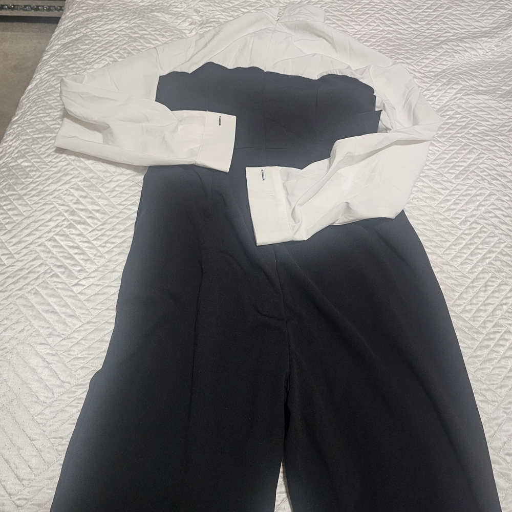 Chic Monochrome Jumpsuit
